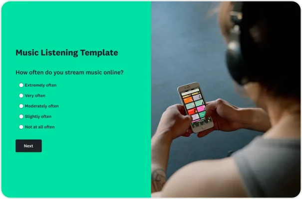 Online Music Streaming Survey Template