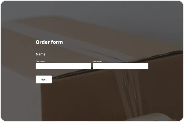 Order Form Template