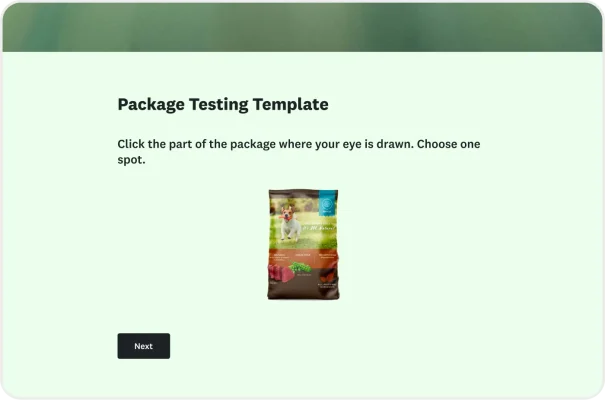 Package Testing Survey Template