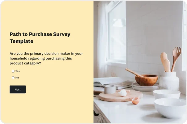 Path To Purchase Survey Template