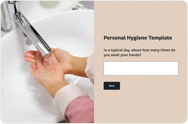 Personal Hygiene Survey Template