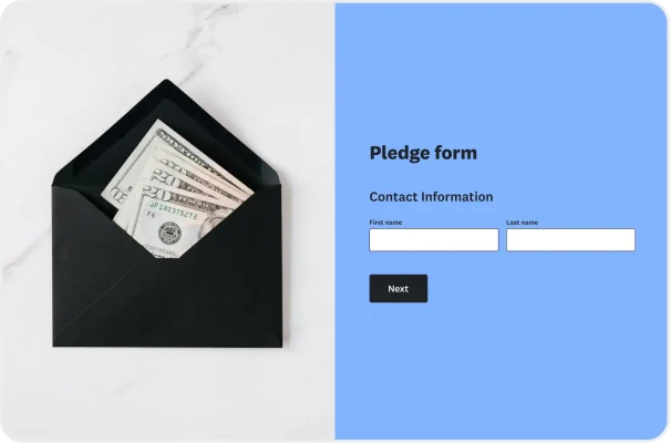 Pledge Form Template