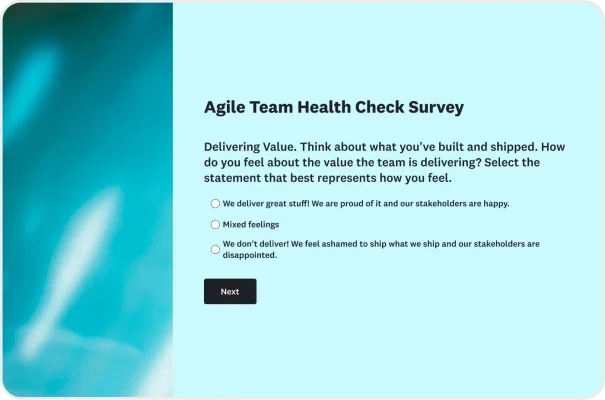 Product Development Team Health Check Survey Template
