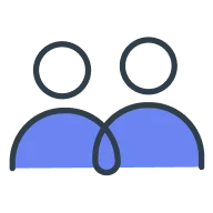Two people icon