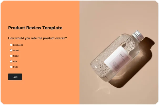 Product Review Survey Template
