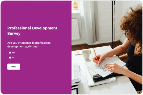 Professional Development Survey Template