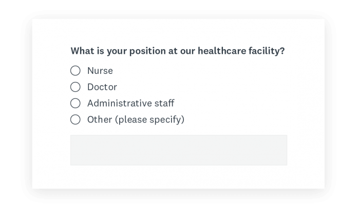 Example close-ended question