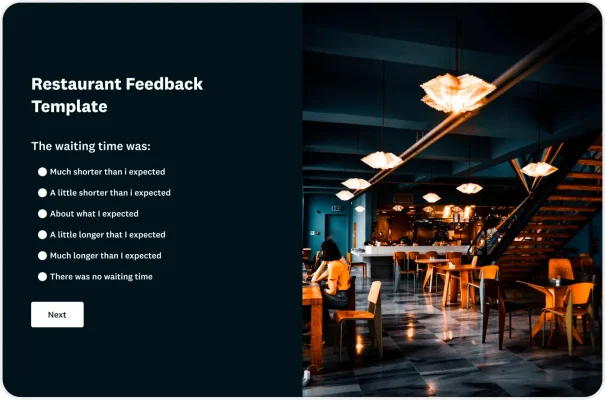Restaurant Feedback Survey Template