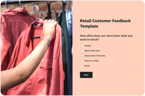 Retail Customer Feedback Survey Template