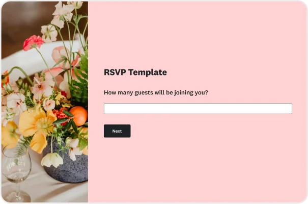 RSVP And Contact Information Survey Template