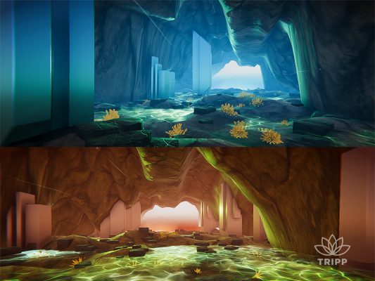 Tripp VR experience_ ruins