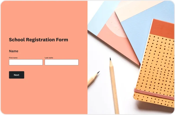 School Registration Form Template