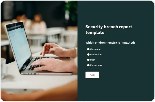 Security Breach Report Survey Template