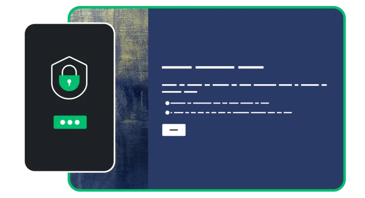 Значок замка рядом с изображением шаблона опроса
