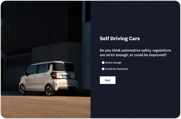 Self-Driving Cars Survey Template