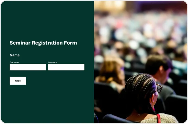 Seminar Registration Form Template