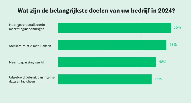 Marketingdoelen voor 2024