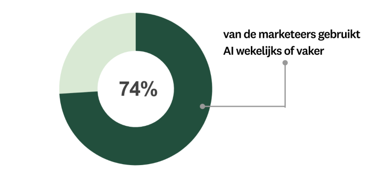 In hoeverre gebruiken marketeers AI