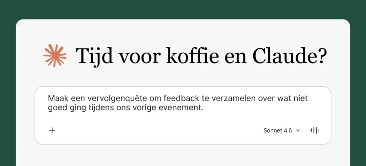 Nieuw: rechtstreeks in Claude enquêtes maken en analyseren