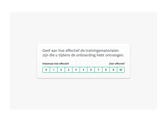 Enquête voor werknemeronboarding