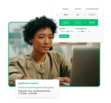 vrouw die op een laptop werkt