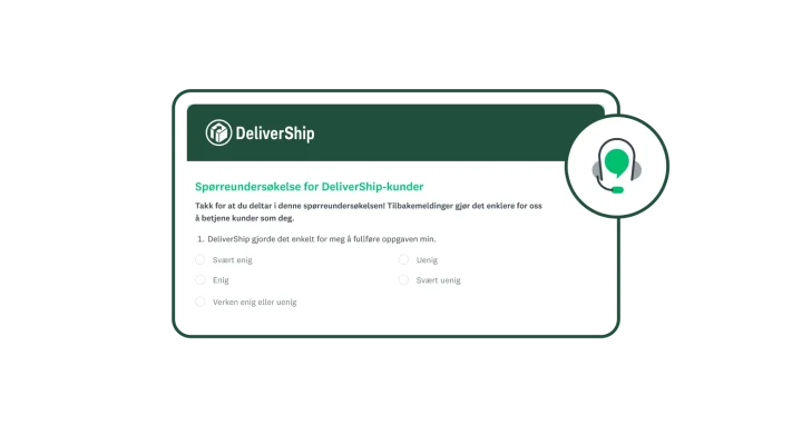 Kundeinnsatsundersøkelse-DeliverShip-Eksempel