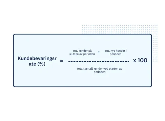 Ligningen for kundebevaringsraten