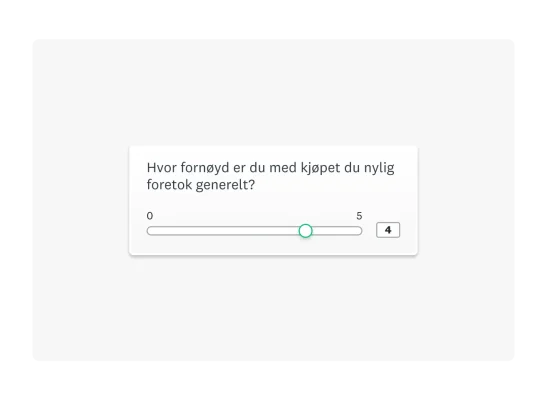 spørreundersøkelse med glidende skala