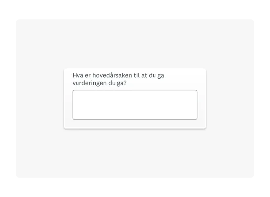 eksempel på åpent undersøkelsesspørsmål