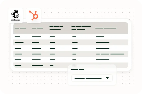 En tabell med påmeldte deltakere til arrangement med et datafilter for kostholdspreferanser.