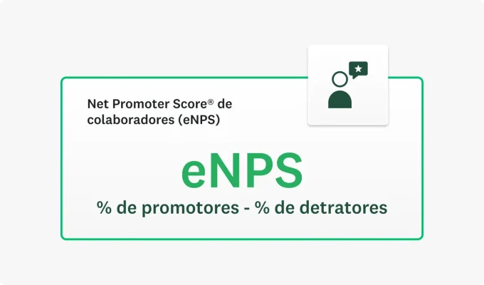 Fórmula do eNPS (% de promotores - % de detratores)