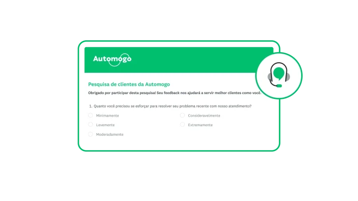 Exemplo de pesquisa de feedback de atendimento a clientes