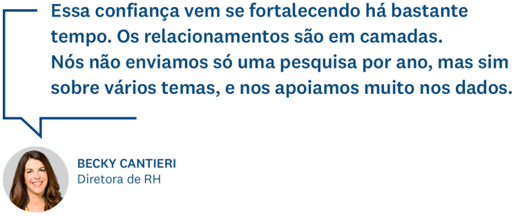 Inspire a confiança de colaboradores