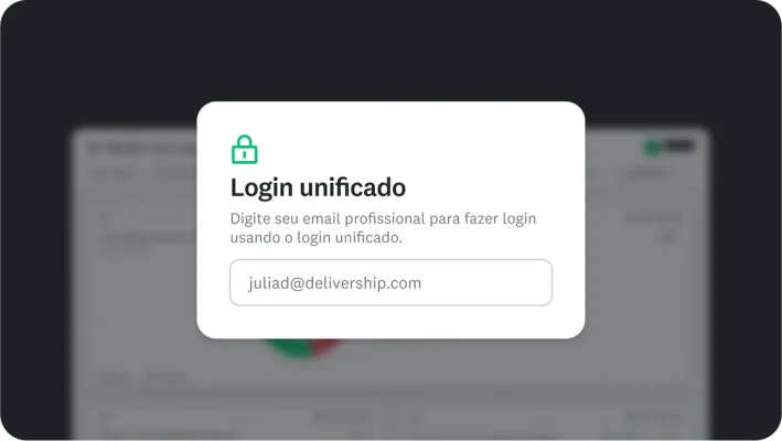 Pop-up de login unificado