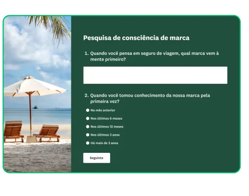 Imagem de pesquisa de consciência de marca