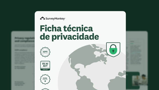 Ficha técnica de privacidade da SurveyMonkey