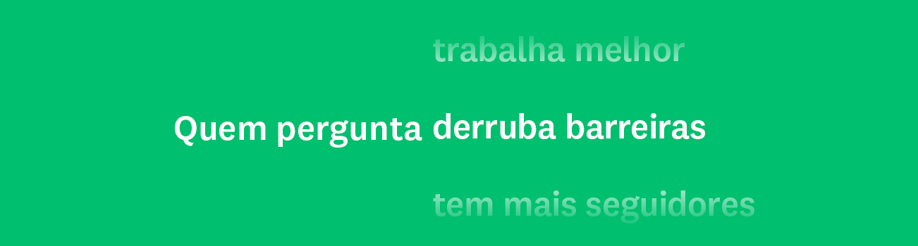 Uma imagem animada mostrando como fazer perguntas pode melhorar seu negócio