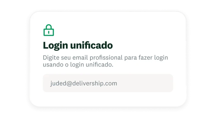 Pop-up de login unificado