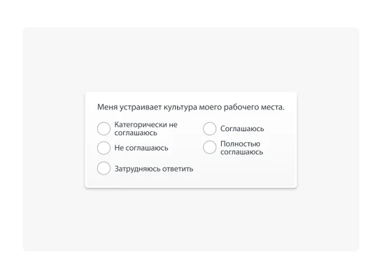 Уровень удовлетворенности сотрудников