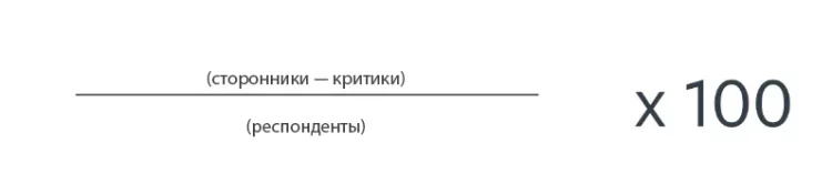 Сторонники минус критики, разделить на количество респондентов