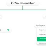 Снимок экрана с функцией логики расширенного ветвления для опросов