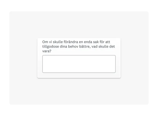 open-ended survey question