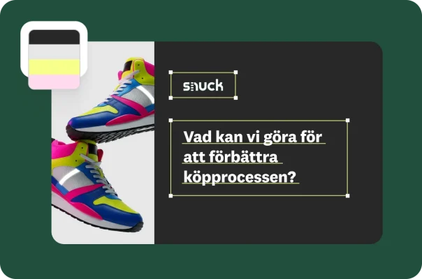 En enkät som håller på att utformas med en fråga om vad vi kan göra för att förbättra köpprocessen