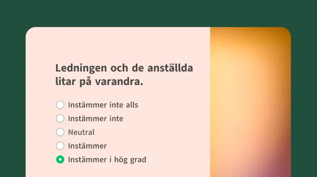 Enkätmall för medarbetar­engagemang