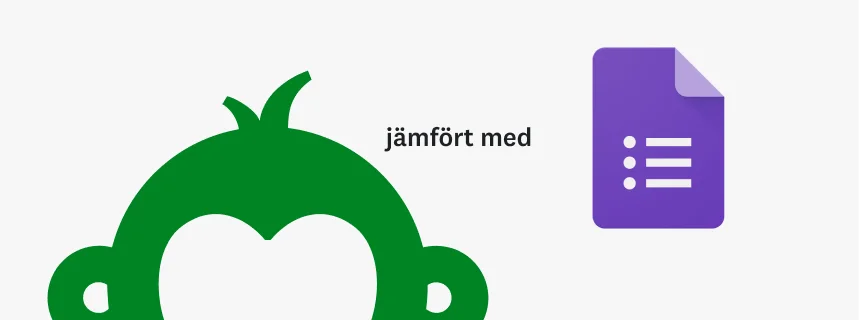 SurveyMonkey jämfört med Google Formulär