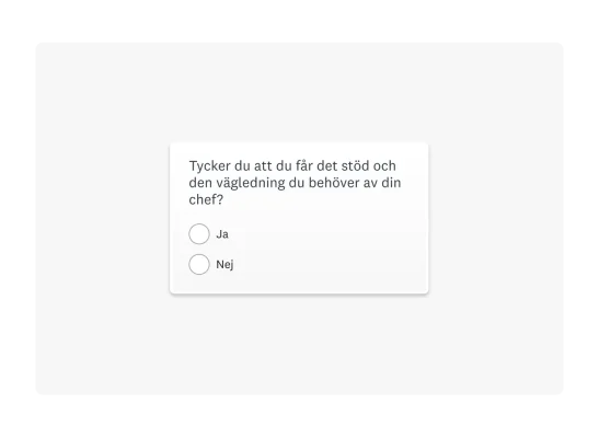 Dikotoma enkätfrågor i enkätformat