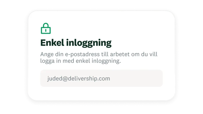 Popup med enkel inloggning