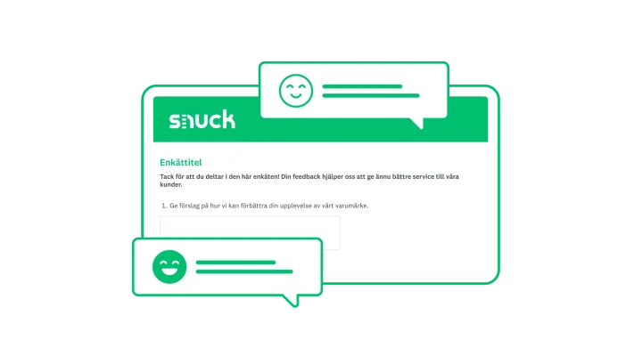 Enkät om produktnöjdhet för marknadsundersökning