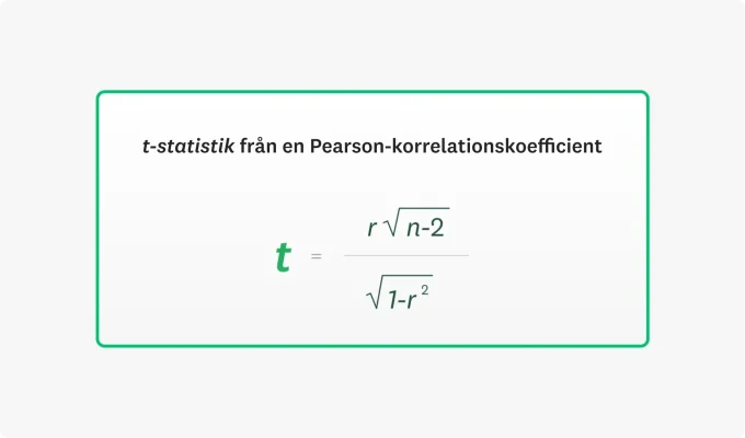 t statistisk formel