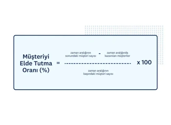 Müşteriyi Elde Tutma Oranı (CRR) denklemi
